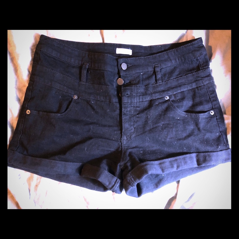 High-waist shorts